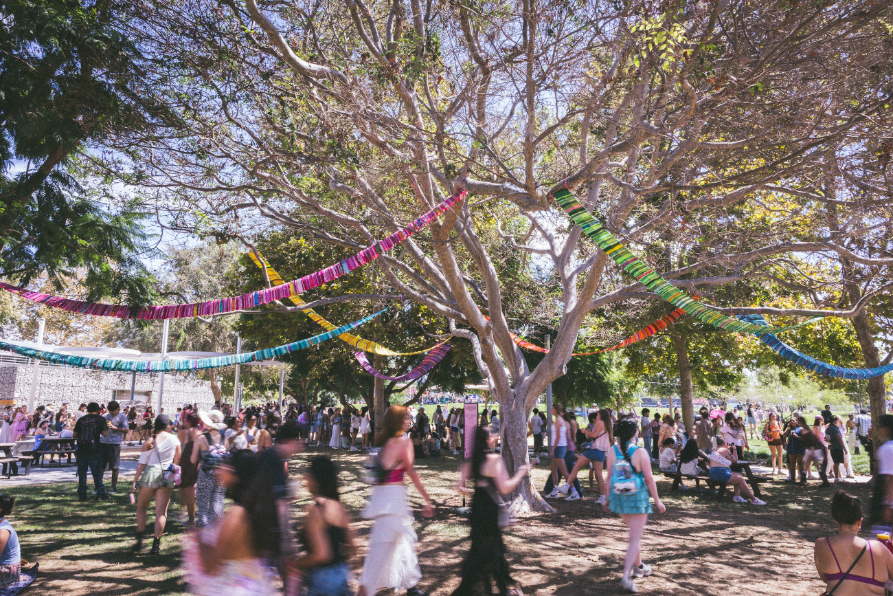 Art installations at Daisy Chain Fields festival