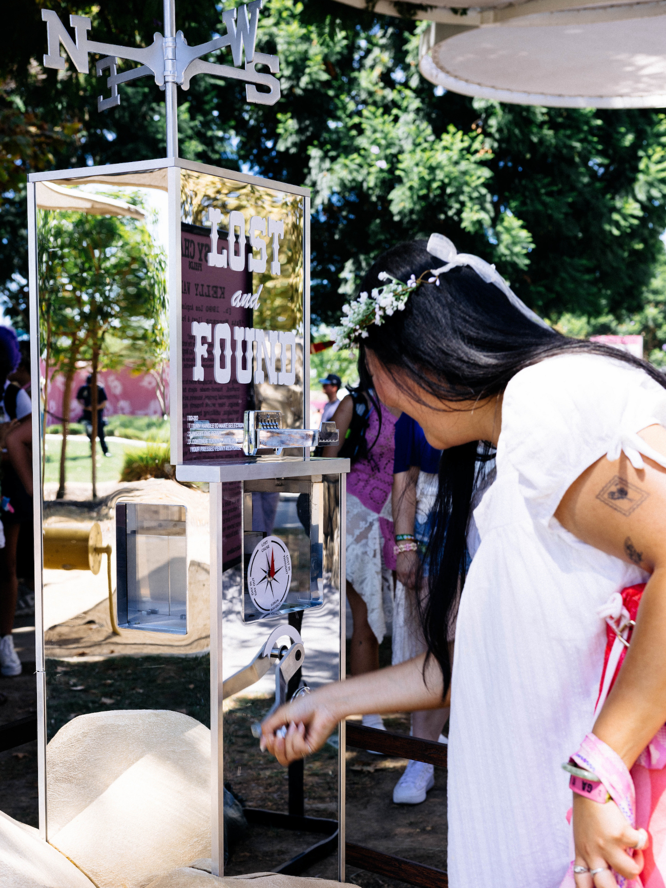 Art installations at Daisy Chain Fields festival