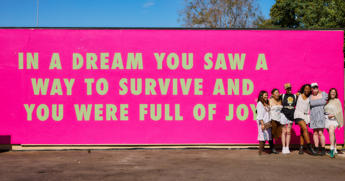 The Empowering Art Installations of the First-Ever Daisy Chain Fields Festival