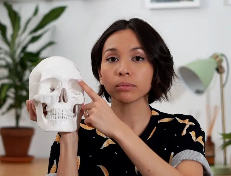 Knowing Skeletal Structure to Draw a Portrait