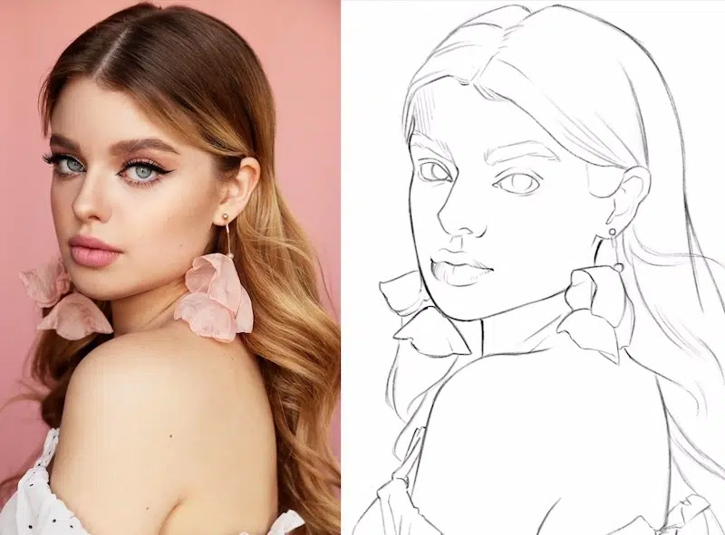 Knowing Skeletal Structure to Draw a Portrait