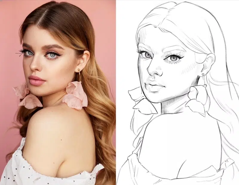 Knowing Skeletal Structure to Draw a Portrait
