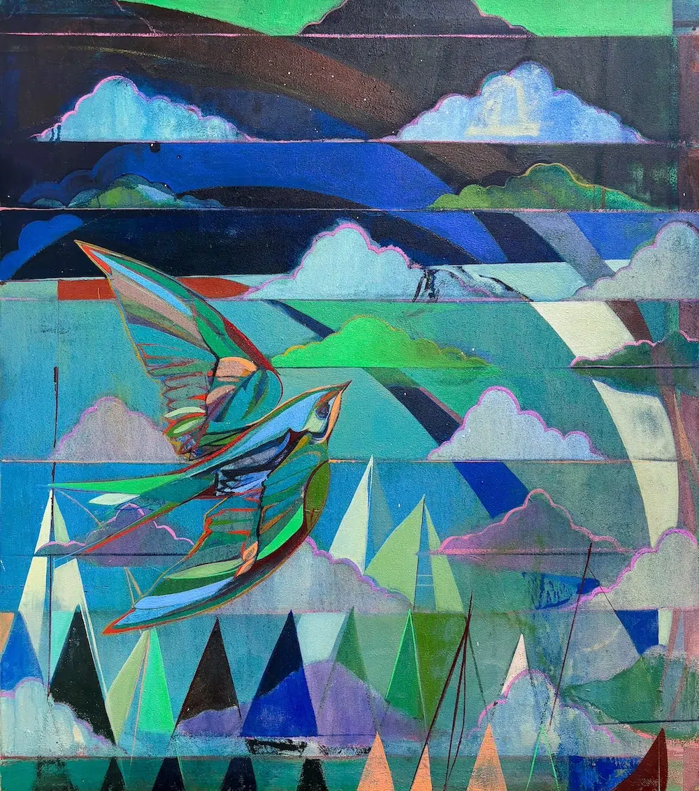 Charlotte Evans Exhibition I Sing to the Birds Who Sand For Us