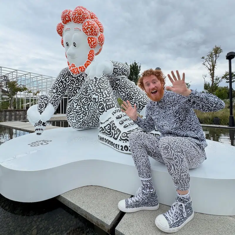 Big Doodle Sculpture by Mr Doodle