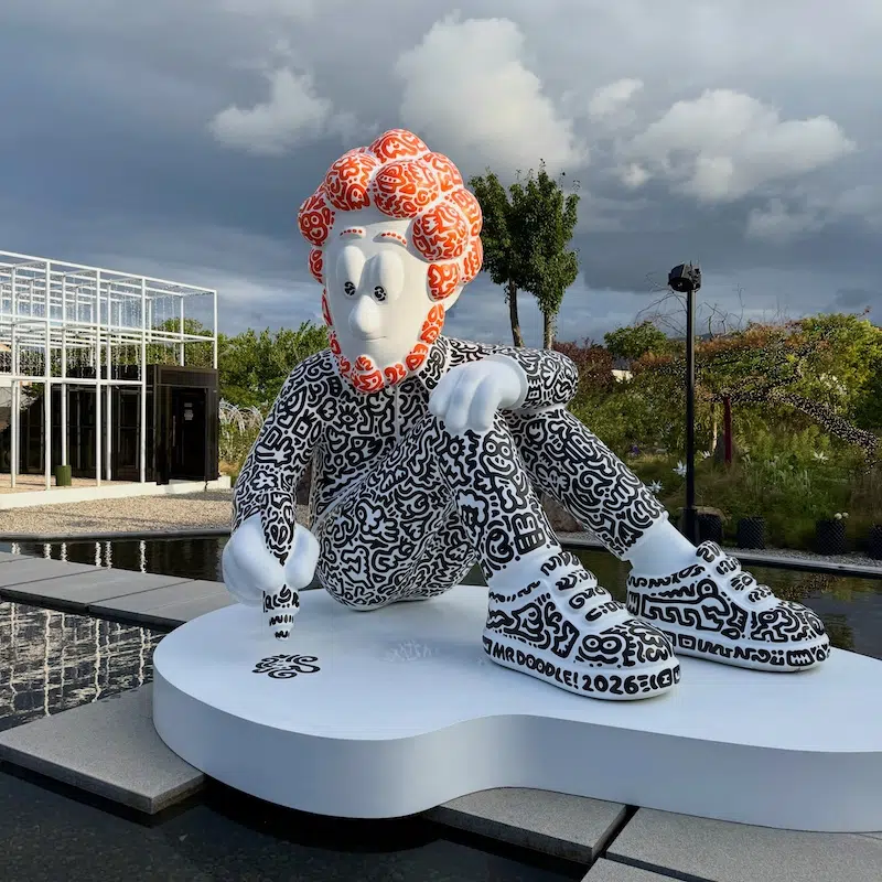 Big Doodle Sculpture by Mr Doodle
