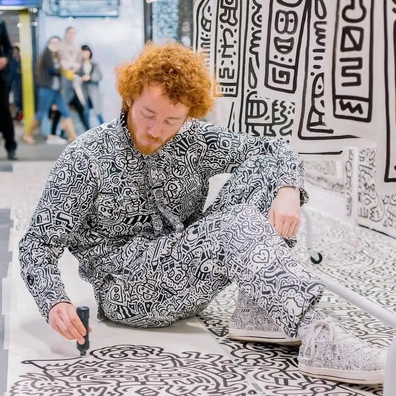 Big Doodle Sculpture by Mr Doodle