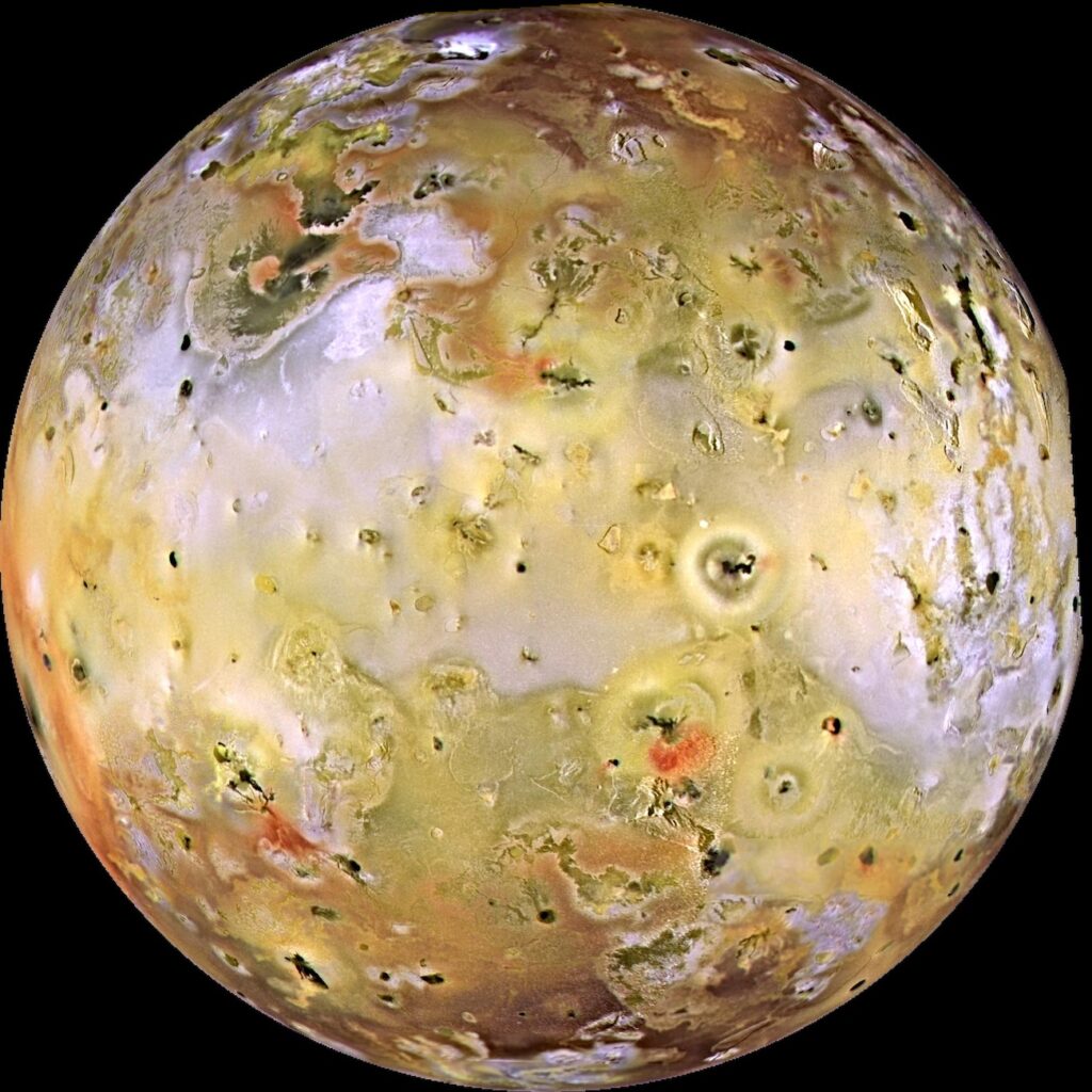 NASA Images of Jupiter’s Moon Io Look Like Abstract Paintings in Space