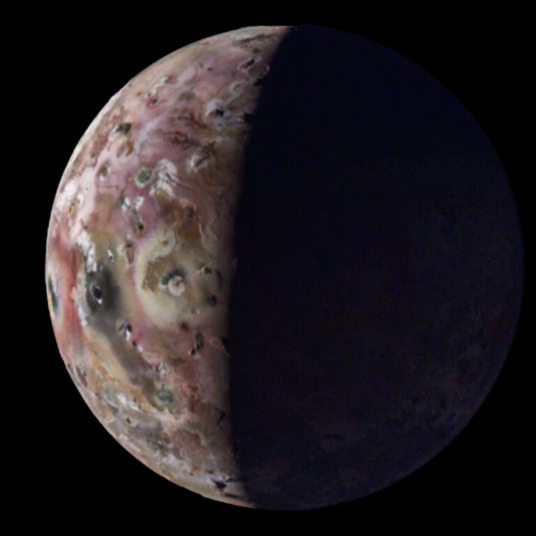 NASA Images of Jupiter’s Moon Io Look Like Abstract Paintings in Space