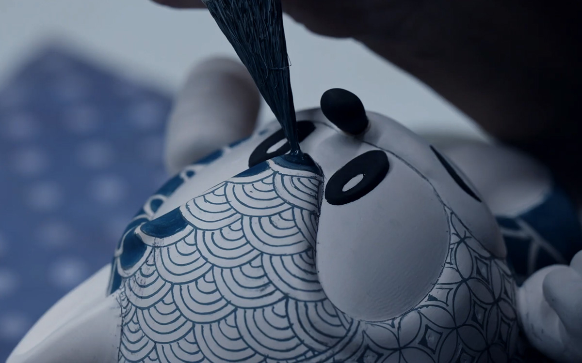 Sonic the Hedgehog x YOYOYO Japanese ceramic sculpture