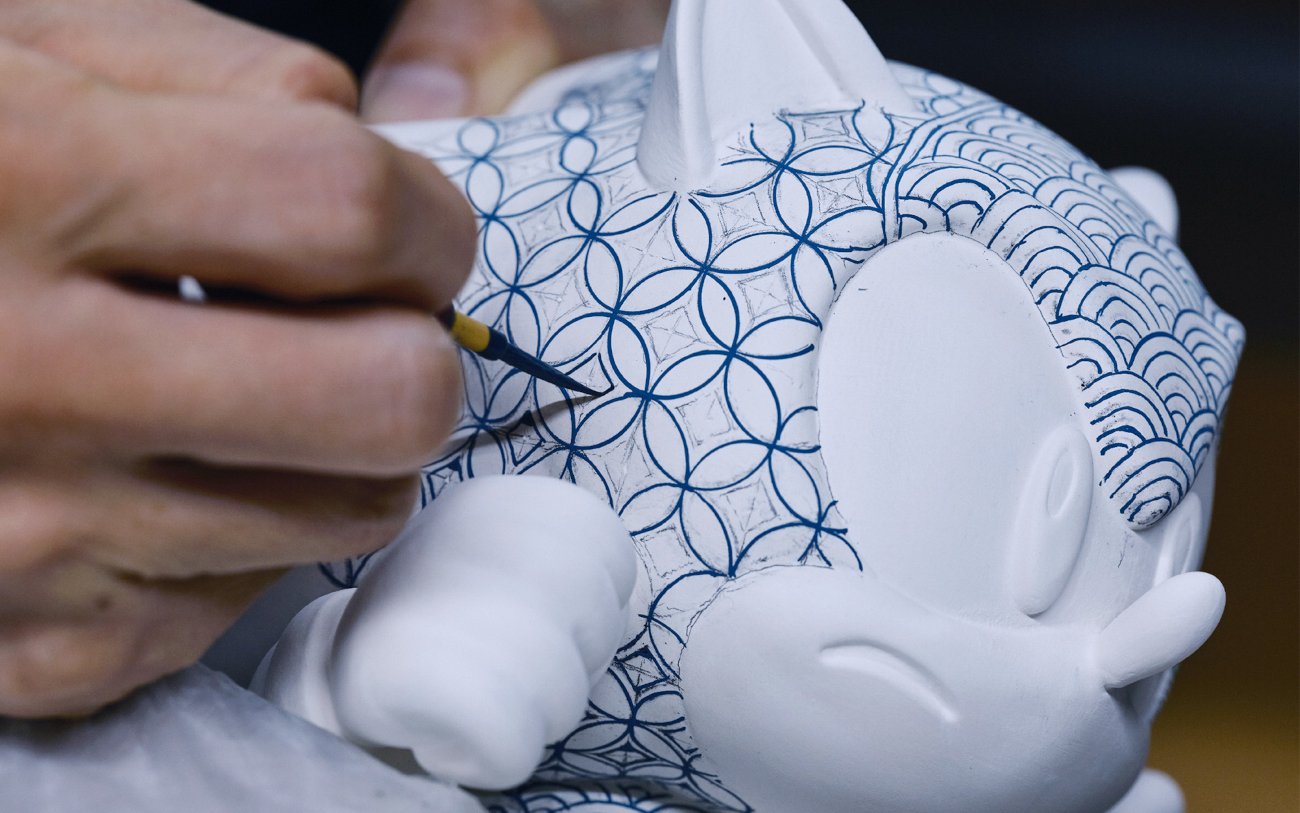 Sonic the Hedgehog x YOYOYO Japanese ceramic sculpture