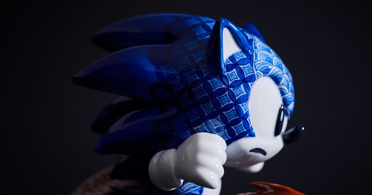 Hand-Painted Porcelain Sculpture Celebrates Sonic the Hedgehog’s 35th Anniversary