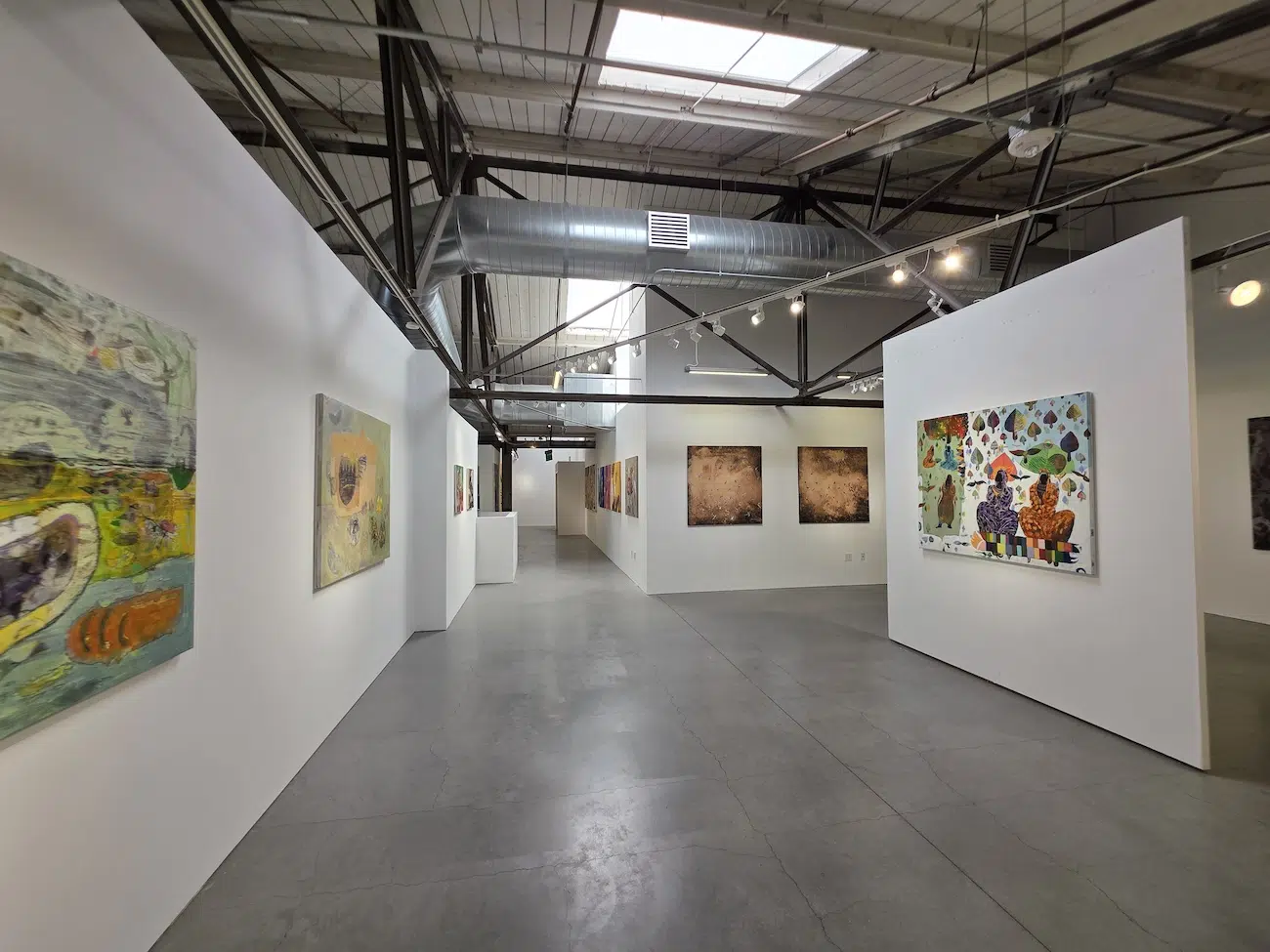 Installation view, Unfinished Lines, AOCA