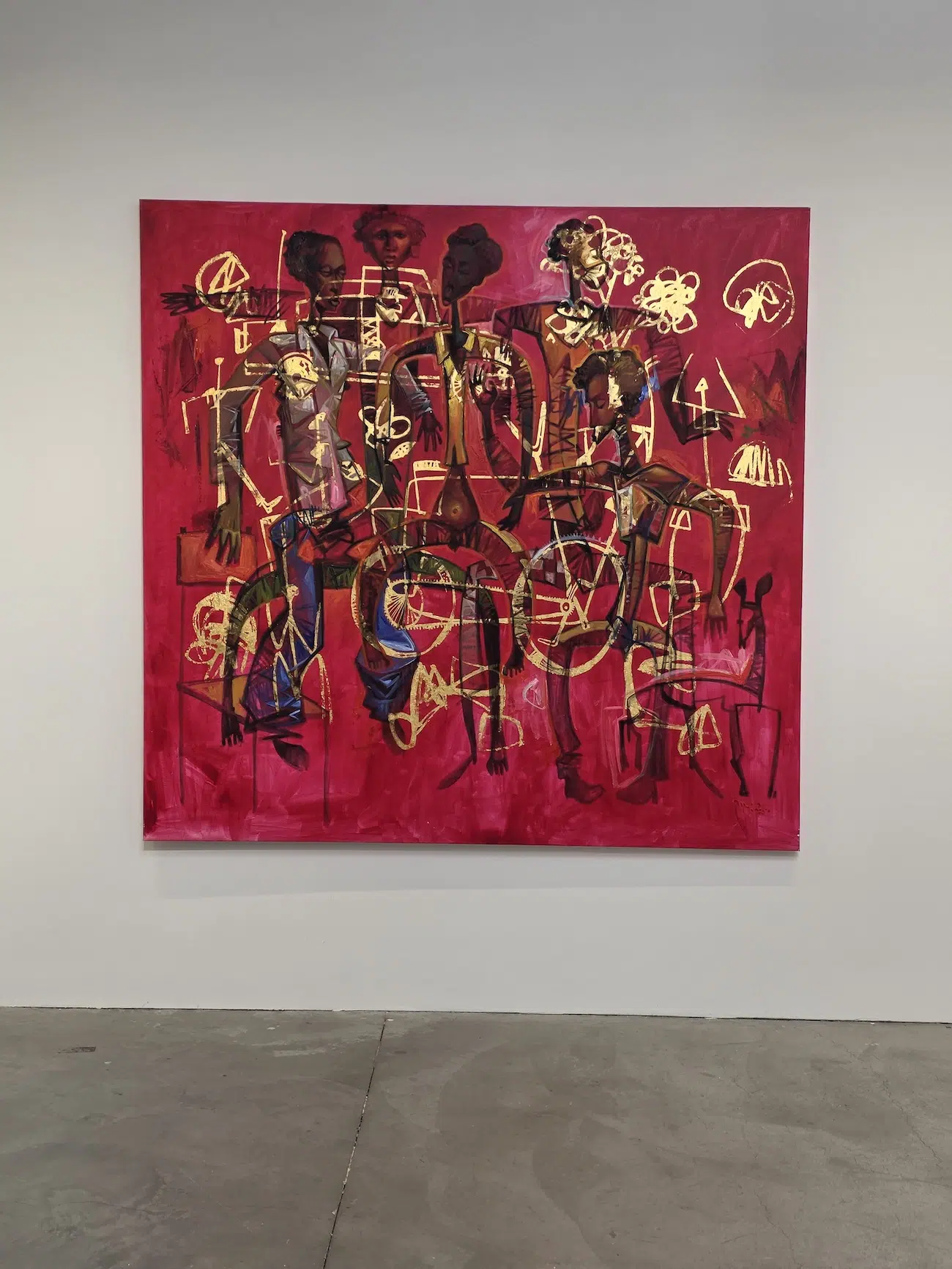 Installation view, Unfinished Lines, AOCA