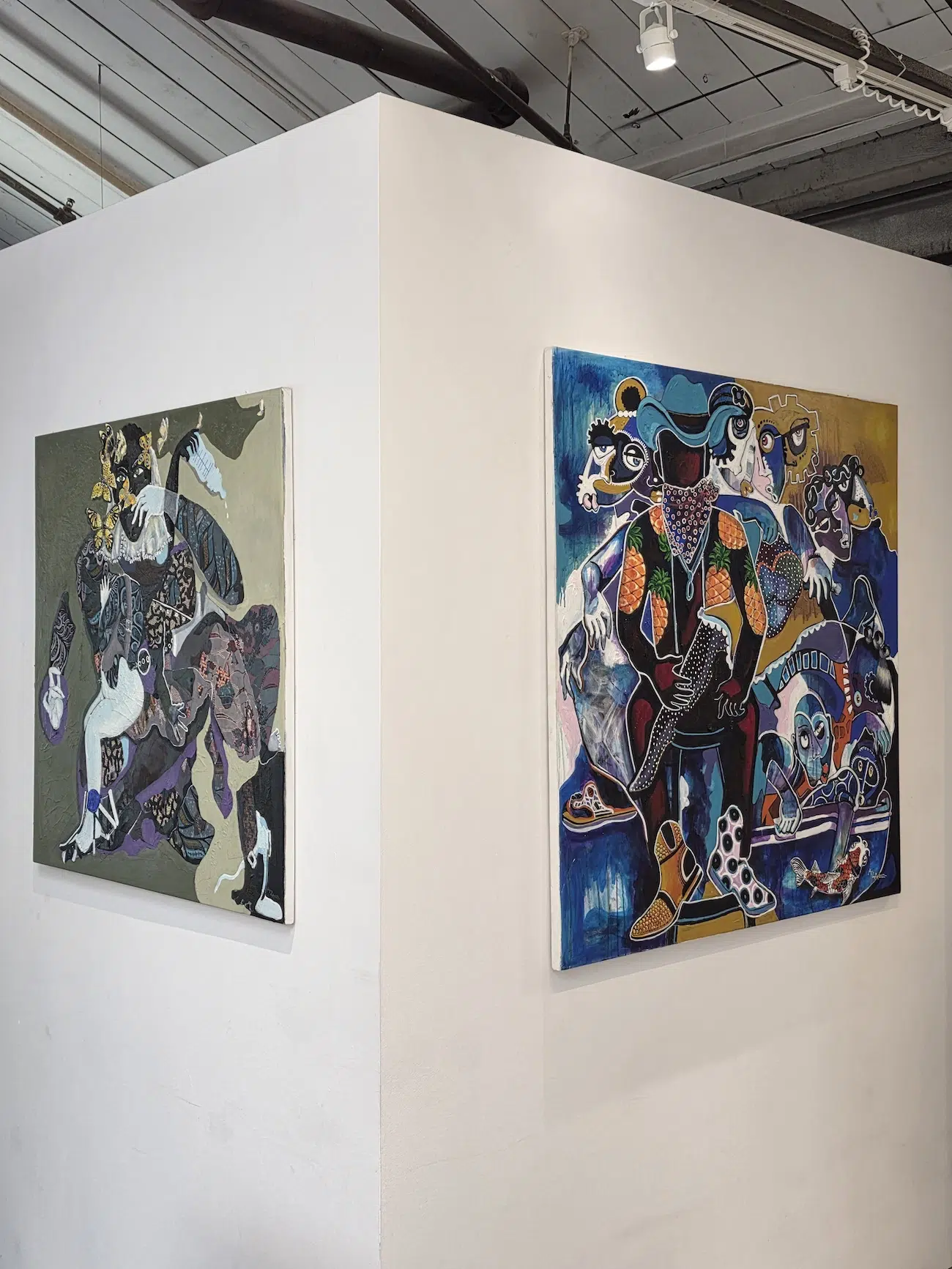 Installation view, Unfinished Lines, AOCA