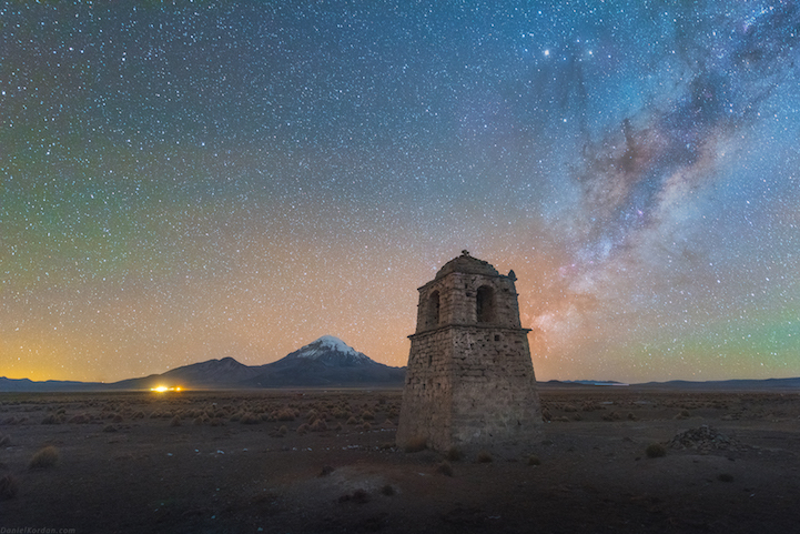 utah salt flats mirror night