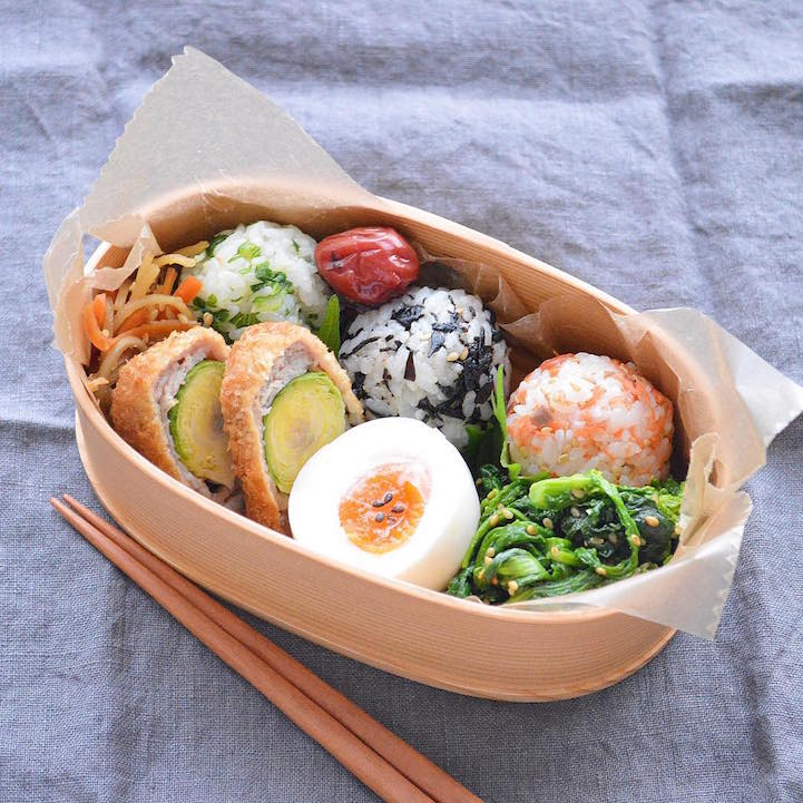 inpso food lunch box japanese rice egg salmon inspiration dinner
