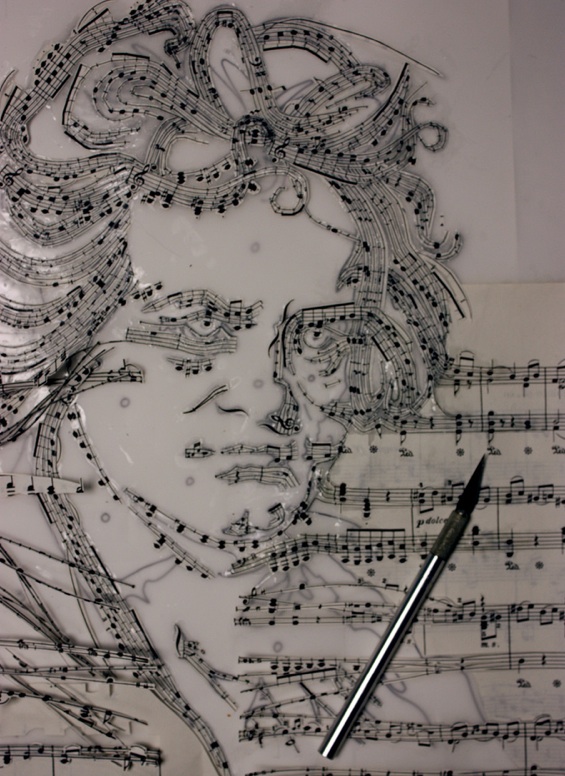 Beethoven Made of His Own Musical Notes