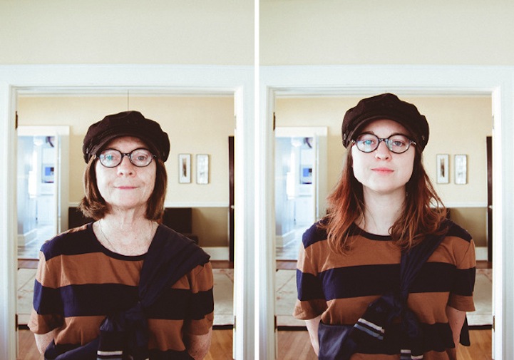 Artist and Her Mother Create a Playful Lookalike Project