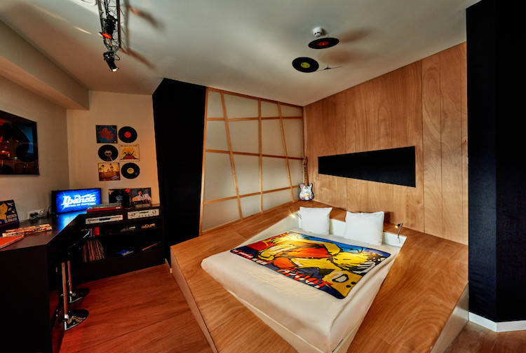 Hotel In Amsterdam With Music Integrated Room