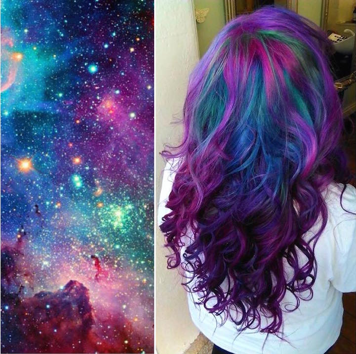 Galaxy Hair Trend is Bringing the Cosmic Beauty of the Universe to Hair