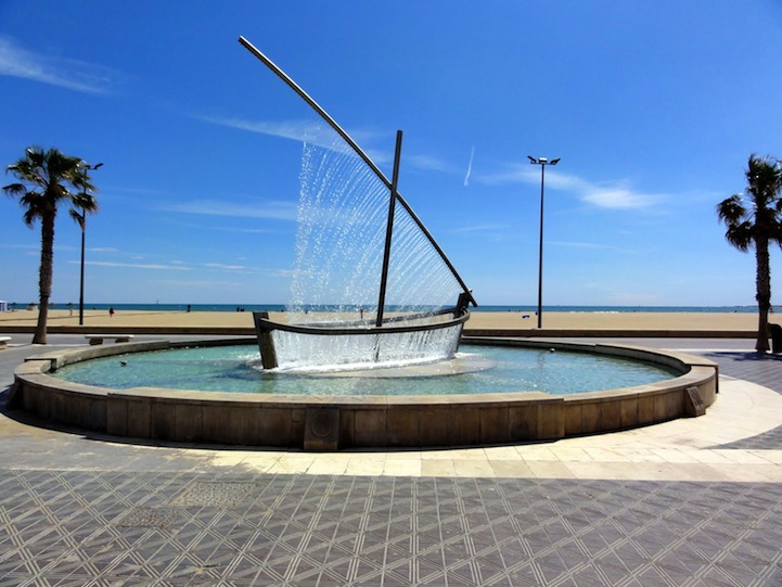 sailboat water fountain
