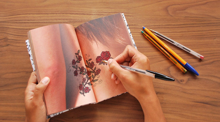 Practice Tattooing with The Skin Book
