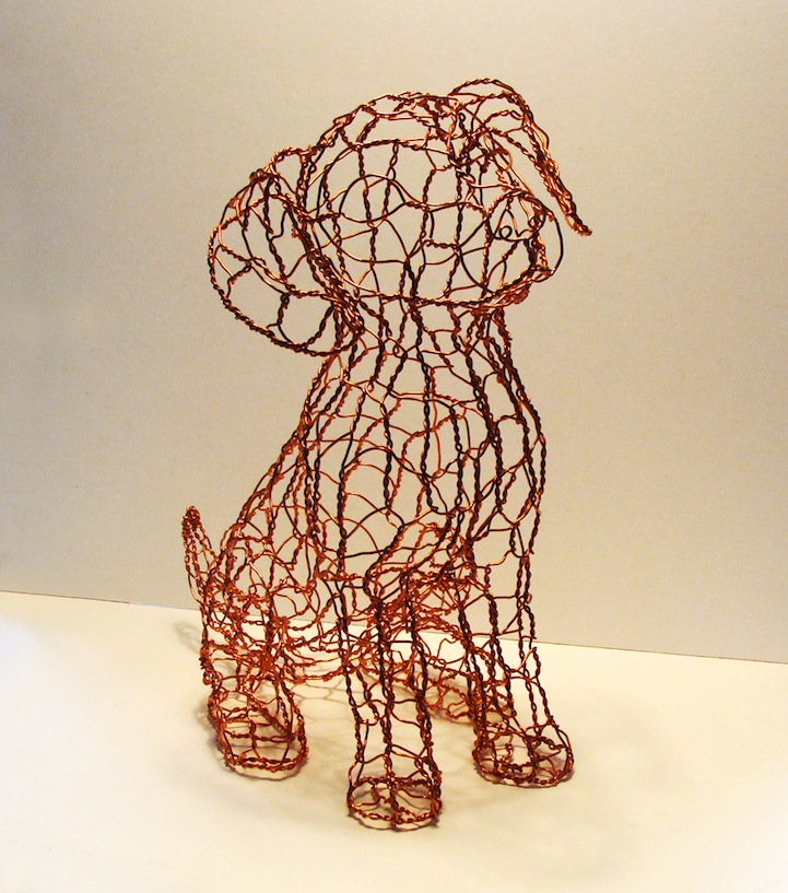 Wire Sculpture Step-by-Step  Wire sculpture, Wire art sculpture