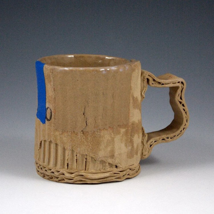 Ceramic Mug Of Cardboard