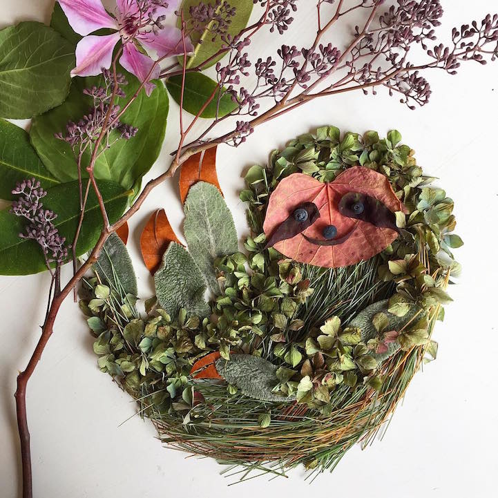 Botanical Artist Uses Foraged Materials To Create Organic Works Of Art