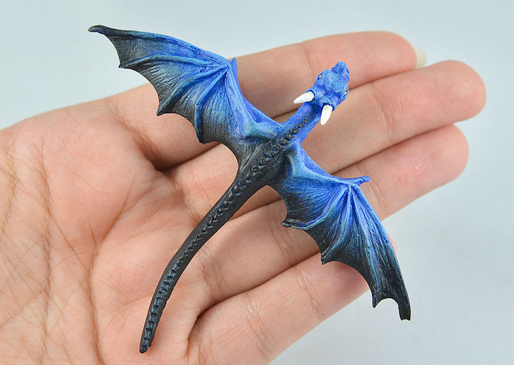 Art by Aelia sculptural dragon jewelry etsy dragons resin