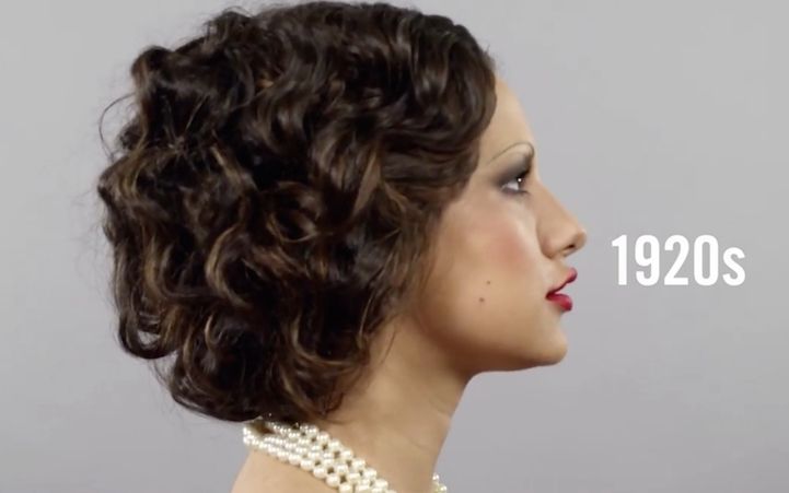 Changing Beauty, Hairstyles, and Makeup Over 100 Years in 