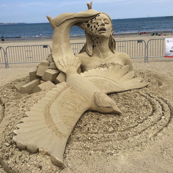 Masterfully Crafted Sand Sculptures At The 2015 Revere Beach 