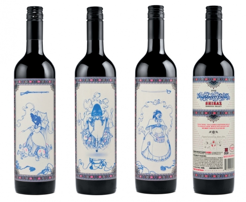 james jean wine bottles label design wine art