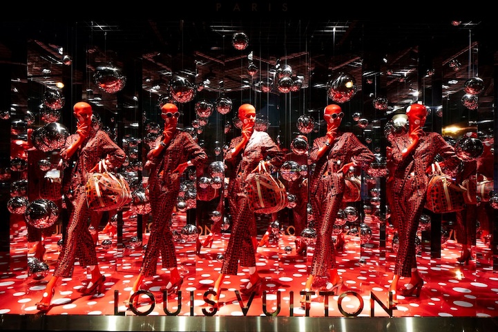 Louis Vuitton installs Yayoi Kusama lookalikes at stores