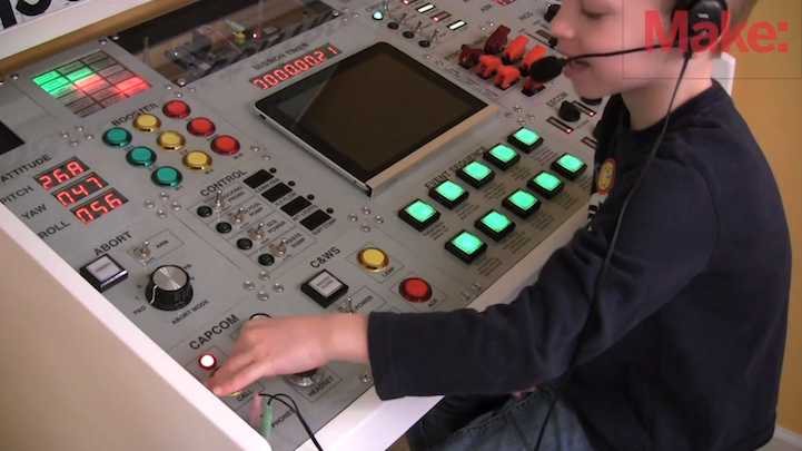 Dad Builds Awesome Nasa Mission Control Desk For Son