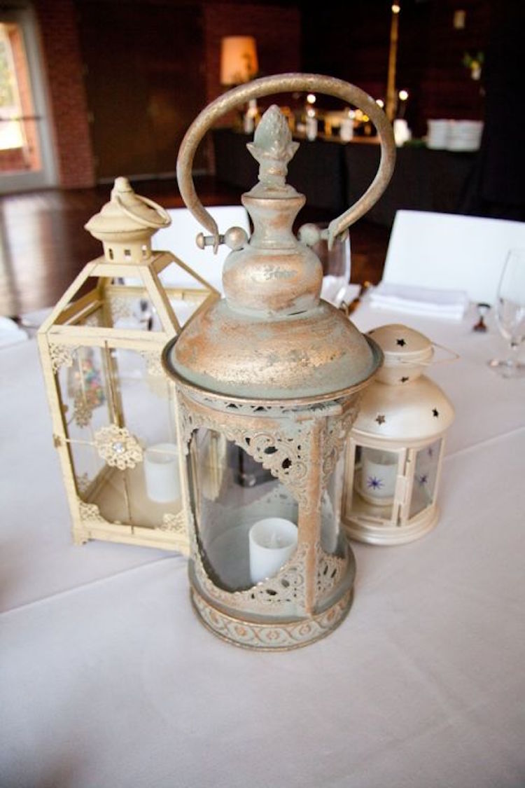 Tangled Inspired Lantern Centerpieces
