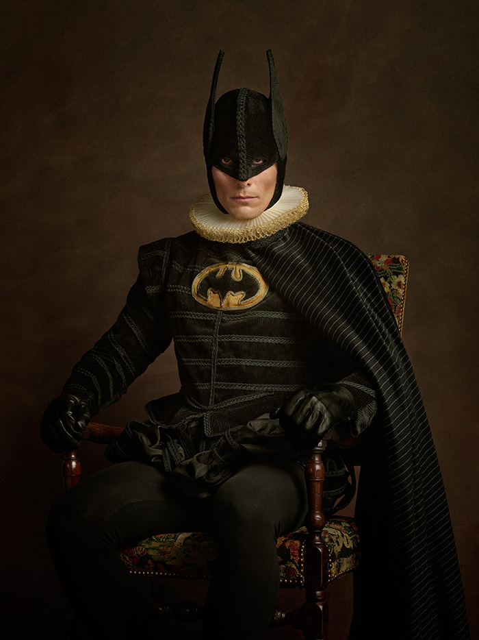 Super héros dans le style de peintures du XVIe siècle par Sacha Goldberger