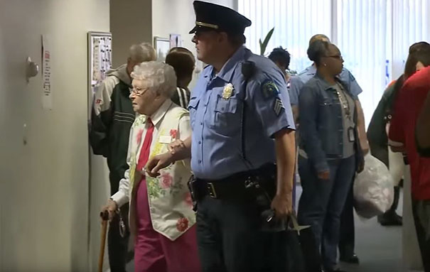 Unusual Wish To Be Arrested Granted For Senior Citizen
