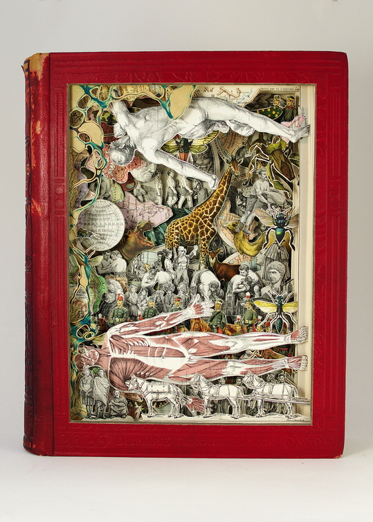 Storytelling Through Carved Antique Books (New Works)