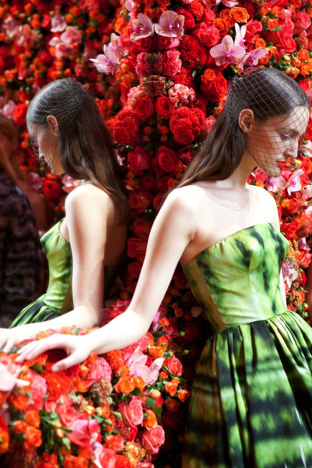 Raf Simons makes dazzling Dior debut with floral bounty, Style
