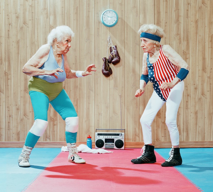 Senior Citizens Display Spirit and Spunk in Humorous Sports Photos
