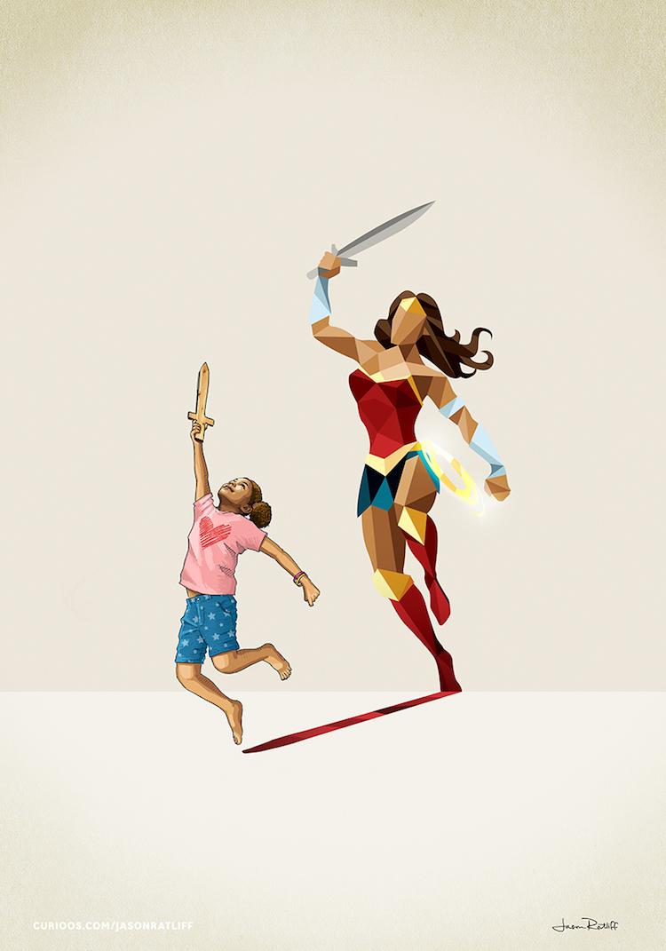 Wonder Woman Portrait To Empower Children