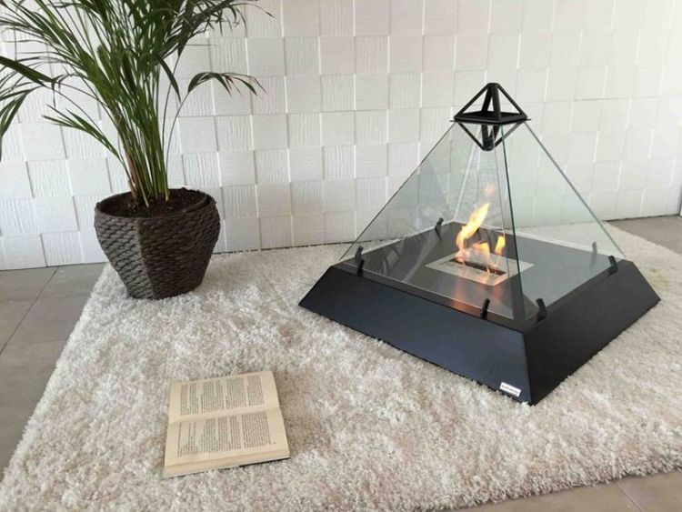 Innovative Fireplace That Produces Real Flame And Heat Without The Soot And Smoke