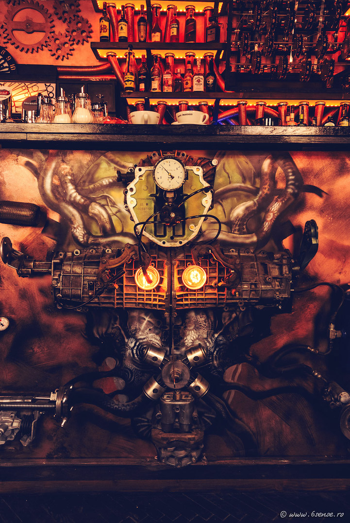 The Enigma Cafe, A New Steampunk Bar in Romania That Features Working  Kinetic Sculptures Within