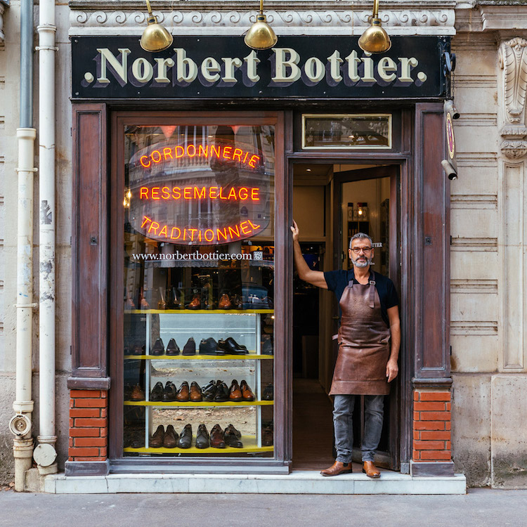Cobbler And Business Owner Gives French Charm In His Storefront