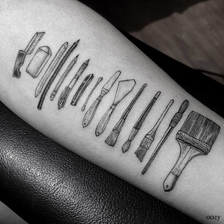 Chef Tattoo - Chef Tattoo Design Artist : Ram @30ramkumar Contact :  9600414217 Location : Salem FB, Insta, YouTube ID : @blackshadetattoos #chef...  | By Black Shade TattoosFacebook