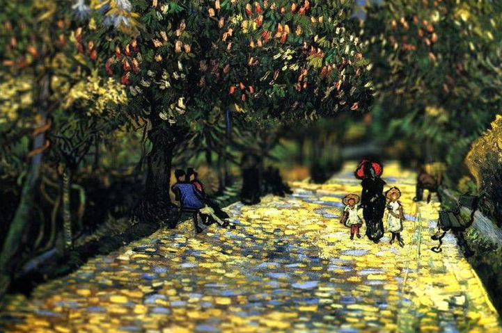 van gogh tilt-shift tilt-shifted art serena malyon