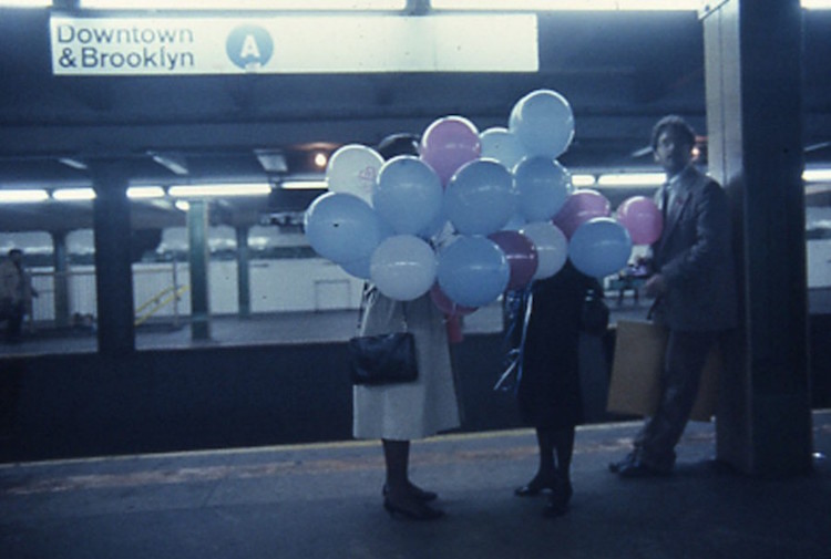 Candid Subway Shots Captured In 1980's New York City