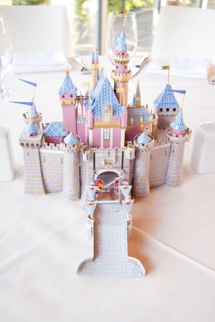 Miniature Sleeping Beauty Castle For Wedding Decor