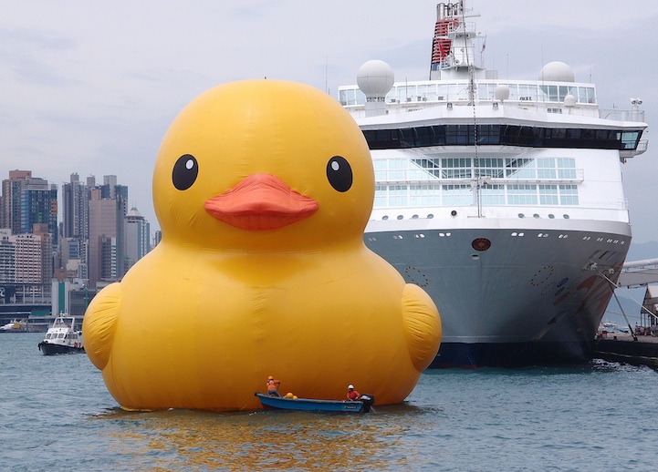 giant bath duck